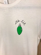 Load image into Gallery viewer, It's Lit Holiday Tee