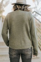 Load image into Gallery viewer, Olive Grove Mock Neck Sweater