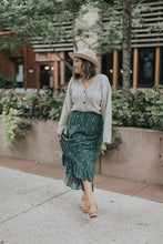 Load image into Gallery viewer, Prairie High-Low Skirt in Teal