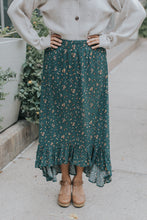 Load image into Gallery viewer, Prairie High-Low Skirt in Teal