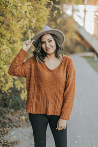 Effortless Sweater in Rust