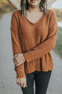 Effortless Sweater in Rust