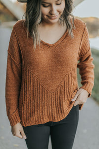 Effortless Sweater in Rust