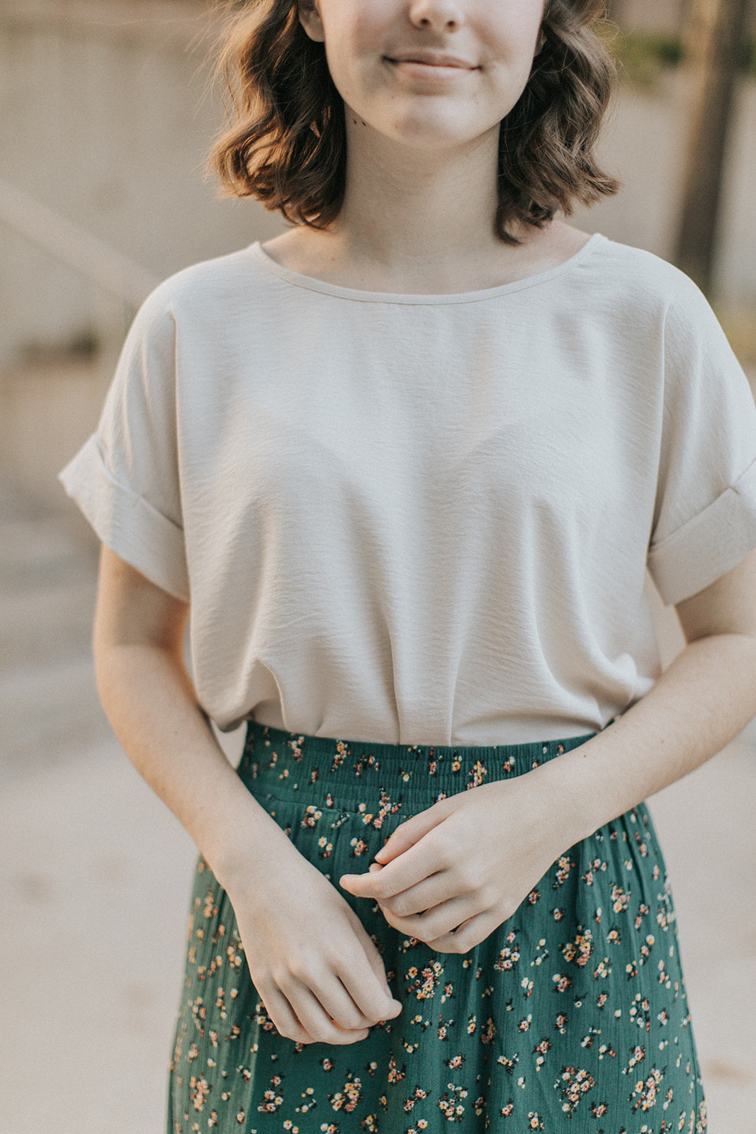 The Robin Hood Top in Cream