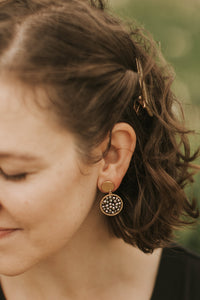 Crystal Circle Earring