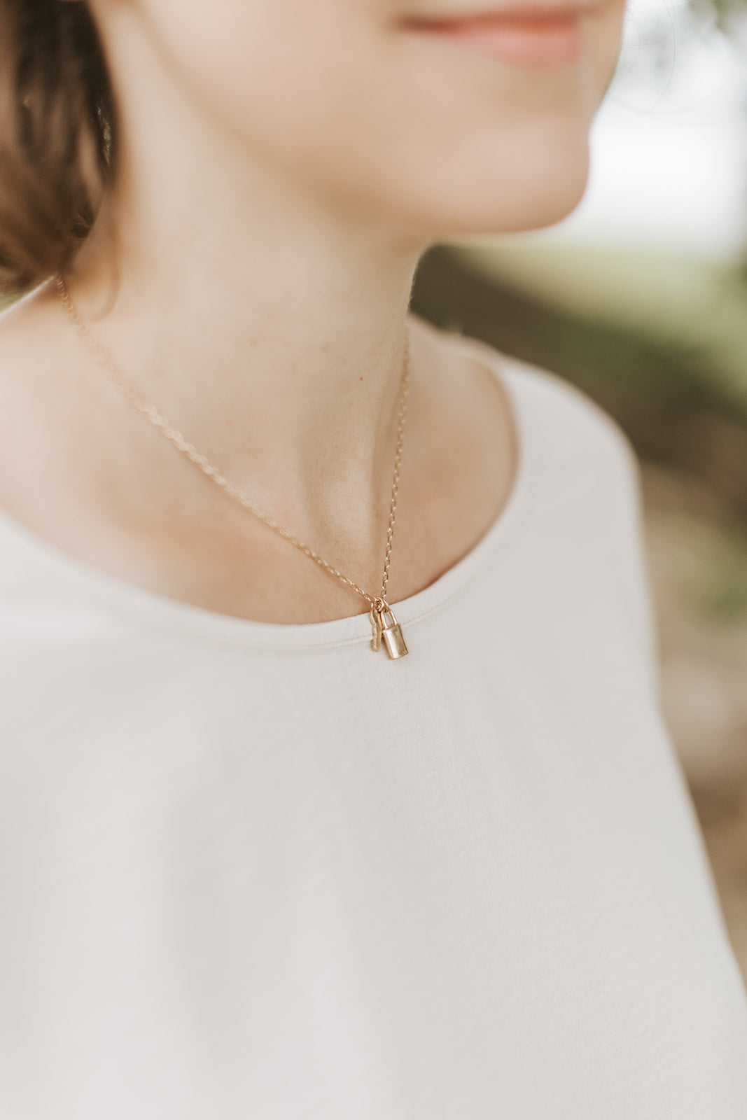 Lock and Key Necklace