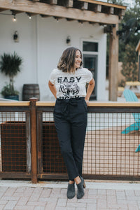 Paper Bag Pants in Ebony