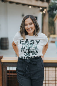 Paper Bag Pants in Ebony