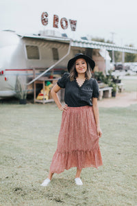 Woodstock Skirt in Rust
