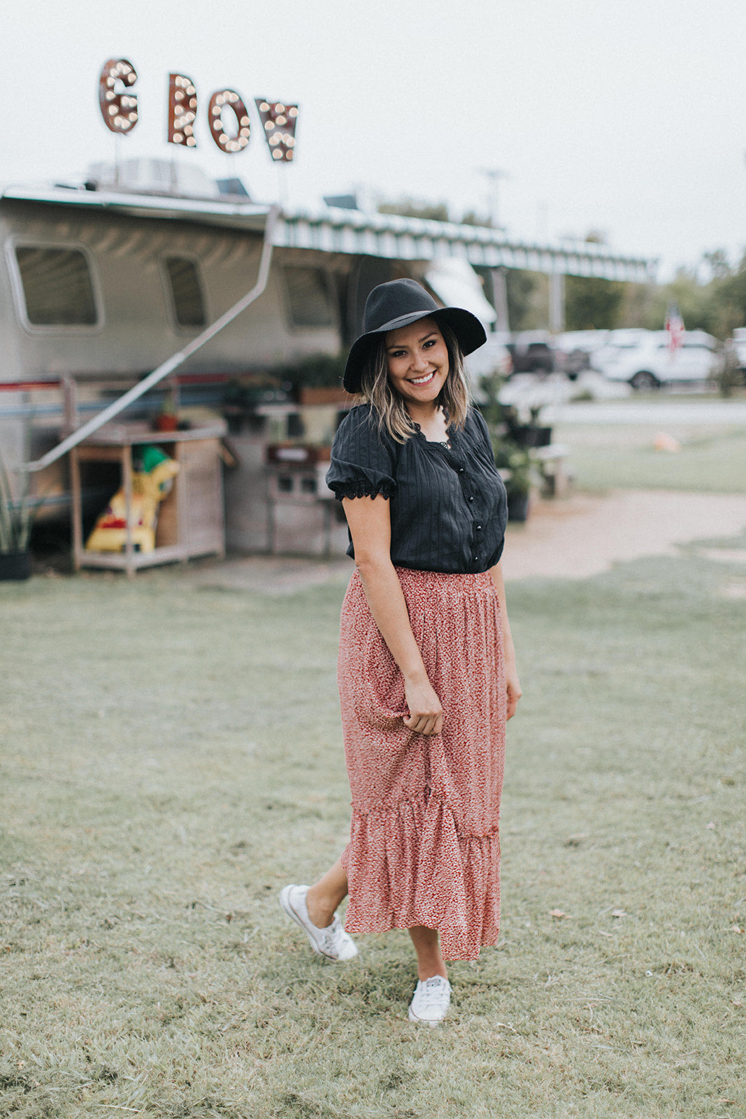 Woodstock Skirt in Rust