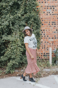 Woodstock Skirt in Rust
