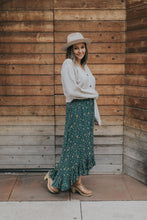 Load image into Gallery viewer, Prairie High-Low Skirt in Teal

