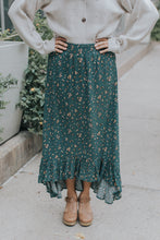 Load image into Gallery viewer, Prairie High-Low Skirt in Teal
