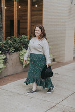 Load image into Gallery viewer, Prairie High-Low Skirt in Teal
