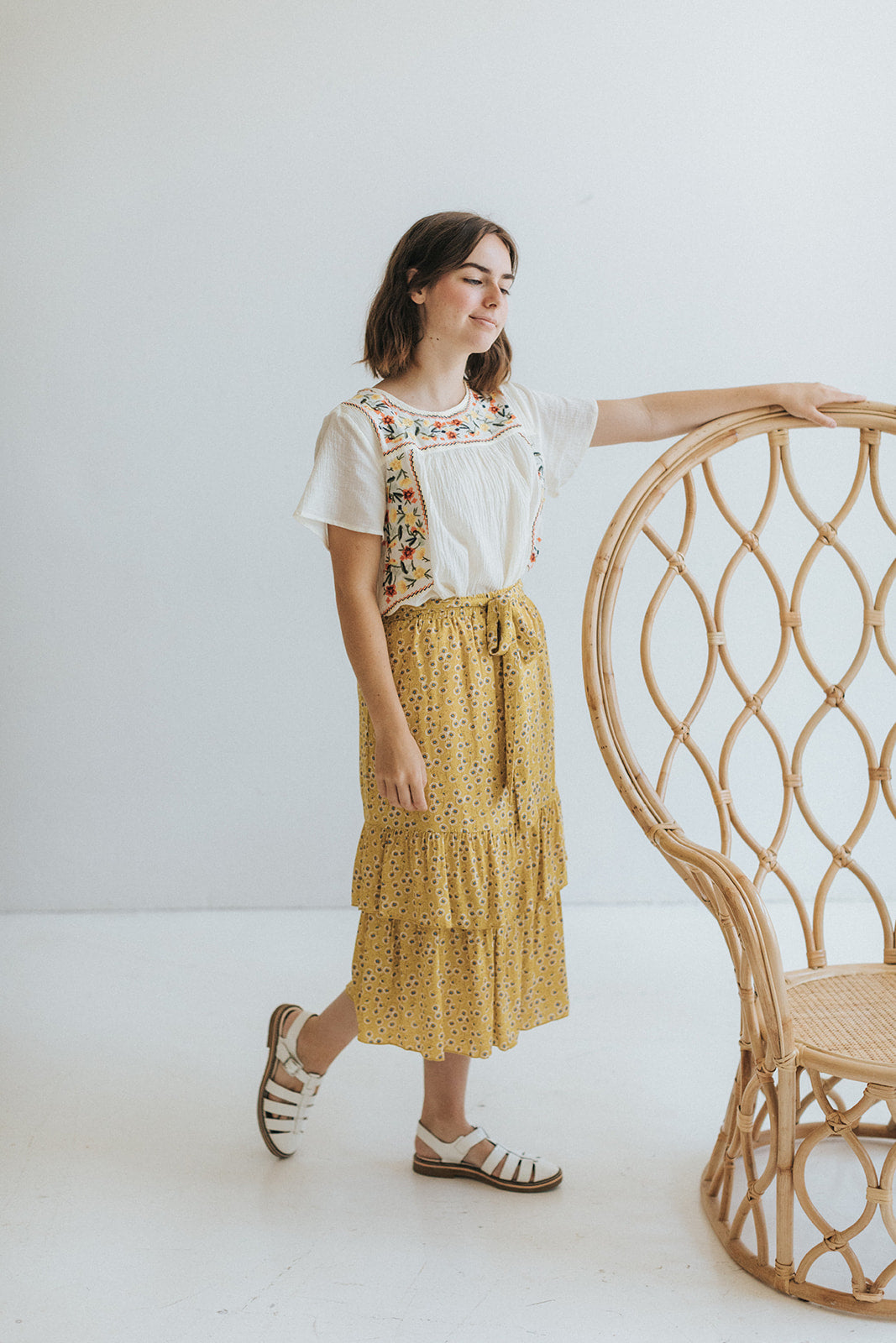 The Dandelion Tiered Skirt