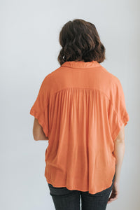 The Sunny Days Top in Pumpkin