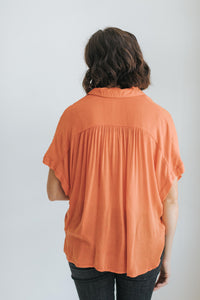 The Sunny Days Top in Pumpkin