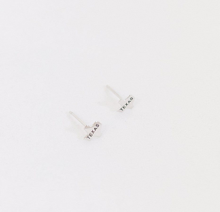 Tiny Texas Silver Studs